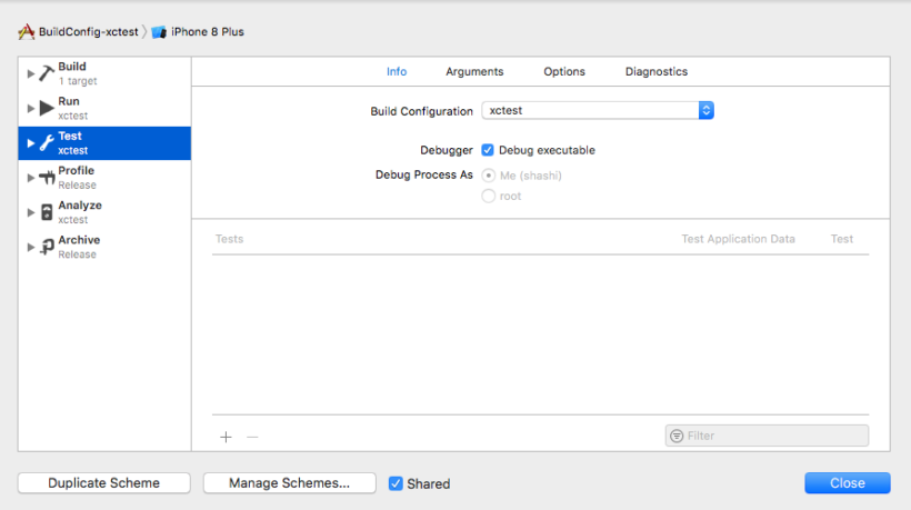 Managing iOS Build Configurations and Schemes for XCTest – Superagentic ...