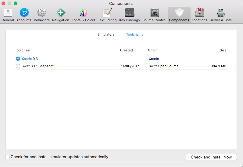 Switching Swift Versions inside Xcode using Toolchains – Superagentic ...